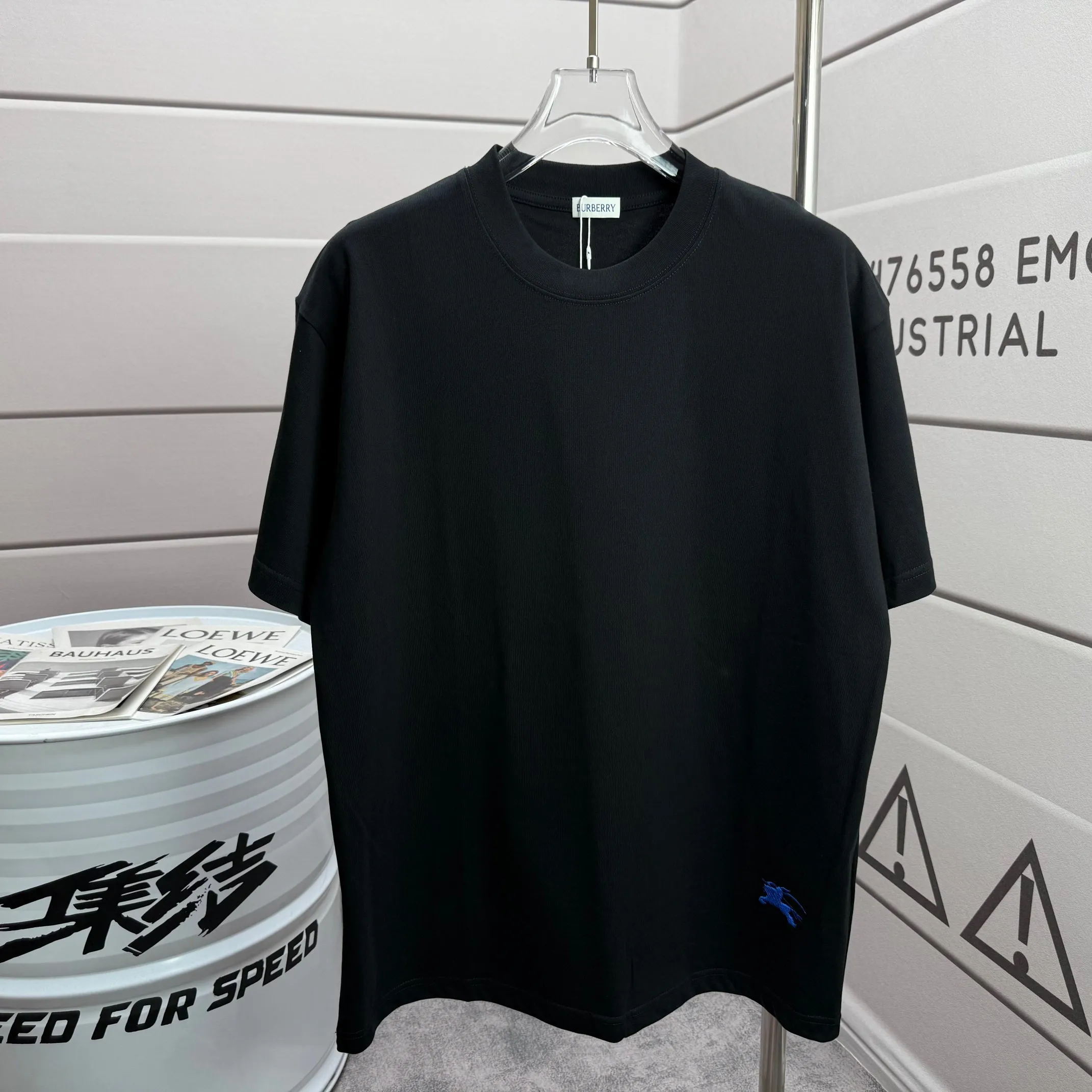 # BBR * 2026 Classic + logo T Same Style ：Black White Size： S （90-130 ） M （120-150 ） L （140-165 ） XL （160-180 ） XXL （180-210 ）